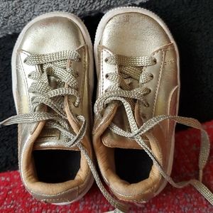 Puma gold shoes